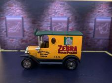 Ford Model T - Zebra Grate Polish American Classic Car Delivery Van Model Diecast