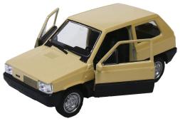 Fiat Panda Italian Classic Car Model Cream Diecast 1:34-1:39 Scale Welly