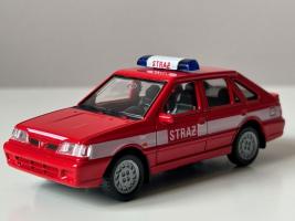 Polonez Caro Fire Brigade Polish Car Model Red Diecast Toy 1:43 Scale Welly