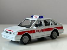 Polonez Caro Fire Brigade Polish Car Model White Diecast Toy 1:43 Scale Welly