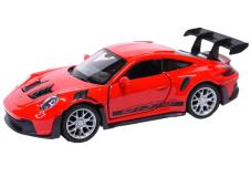 Porsche 911 GT3 RS British Car Model Red Diecast 1:34-1:39 Scale Welly