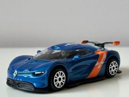 Renault Alpine A110 French Sports Car Model Diecast Blue 1:43 Bburago