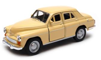 Warszawa 224 Legendary Polish Car Model Cream Diecast 1:43 Welly