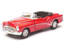 1953 Buick Skylark American Car Model Toy Red Diecast 1:34-1:39 Scale Welly