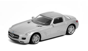 Mercedes-Benz SLS AMG Germany Luxury Car Model Diecast Silver 1:43 Rastar