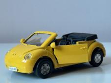 Volkswagen Beetle Germany Classic Car Model Yellow Diecast 1:34-1:39 Scale