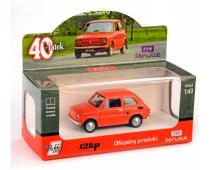 Fiat 126P "Maluch" Polish Vintage Car Model Diecast Red Toy 1:43 Daffi