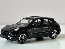 Porsche Macan Turbo Legendary Germany Car Black Model Diecast 1:43 Scale Bburago