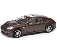Porsche Panamera S Germany Luxury Car Model Brown Diecast 1:34-1:39 Scale Welly