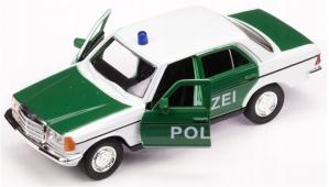 Mercedes-Benz W123 Police Germany Classic Car Model Diecast 1:34-1:39 Welly