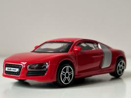 Audi R8 Germany Sports Car Model Diecast Red 1:43 Scale Bburago