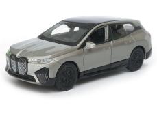 BMW iX Germany Luxury Car Model Diecast Grey 1:34-1:39 Welly