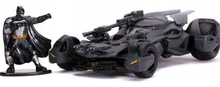 Jada Dickie Batman & Batmobile Justice League Car Model Diecast 1:32 Scale