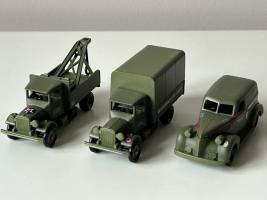 3 X Car US Army Armed Forces 1941-1942 Chevrolet Model Diecast 1:60-1:72 Lledo