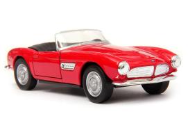 BMW 507 Germany Vintage Sports Car Model Metal Diecast Toy Red 1:34