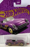 55 Corvette Two-Door Sports Coupe Car Model Pearl Diecast 1:64 Scale Hot Wheels