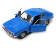 1969 Ford Capri Legendary American Car Model Diecast Blue 1:34-1:39 Welly