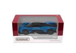 Aston Martin Valkyrie British Car Model Diecast Toy Blue 1:36 Scale Kinsmart