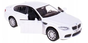 BMW M5 Germany Car Model Diecast Toy RMZ City White 1:34 Opening Door