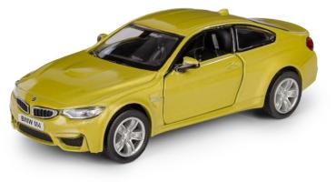 BMW M4 Germany Luxury Car Model Yellow Diecast RMZ City 1:34