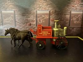 Horse Drawn Carriage London Fire Brigade Model Diecast