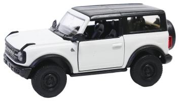 2023 Ford Bronco American Car Model Toy White Diecast 1:34-1:39 Scale Welly