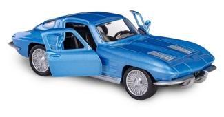 Chevrolet Corvette Stingray American Car Model Toy Diecast RMZ City Blue 1:32