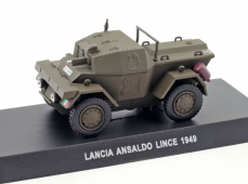 Lancia Ansaldo Lince 1949 Italian Carabinieri Military Army Car Diecast Toy 1:43