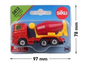 Mixer Cement Lorry/Truck Moving Parts Model Diecast Metal 0813 Siku 1:87