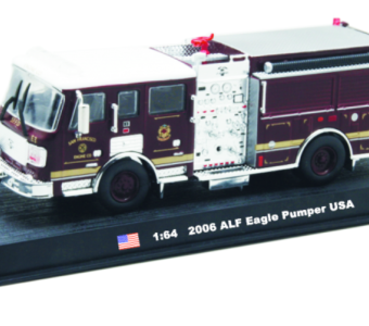 ALF Eagle Pumper 2006 American Fire Truck Model Diecast Amercom 1:64