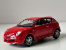 Alfa Mito Italian Supermini Car Model Metal Diecast Toy Red 1:43 Welly