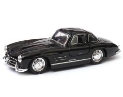 Mercedes-Benz 300 SL Germany Car Model Toy Black Diecast 1:34-1:39 Scale Welly