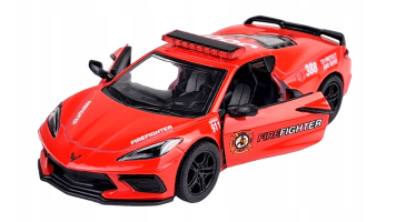 2017 Camaro ZL1 Firefighter USA Car Model Diecast Toy Open Doors 1:36 Kinsmart