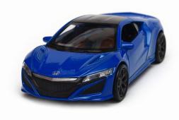 2017 Honda NSX Japanese Sports Car Model Blue Diecast Toy 1:34-1:39 Scale Welly