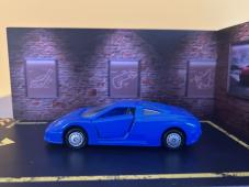 Bugatti EB 110 Italian Sports Car Model Diecast Blue Opening Doors Maisto