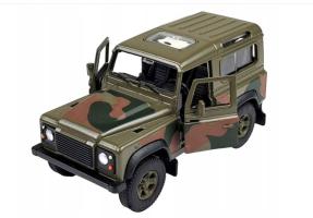 Land Rover Defender Military British Off-Road Car Model Diecast Toy 1:34 Welly