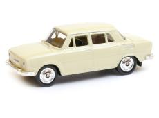 Skoda 100 Czech Republic Car Model Cream Diecast 1:60 Scale Welly