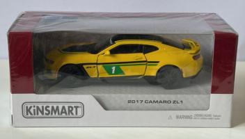 2017 Camaro ZL1 USA Sports Car Model Toy Diecast Yellow 1:38 Scale Kinsmart