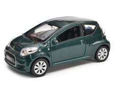 Citroen C1 Classic French Car Model Diecast Green 1:34-1:39 Scale Welly