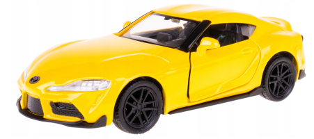 2020 Toyota Supra Japanese Car Model Diecast Toy RMZ City Yellow 1:32