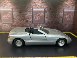 BMW Z1 Germany Sports Car Model Diecast Toy Silver 1:38 Maisto