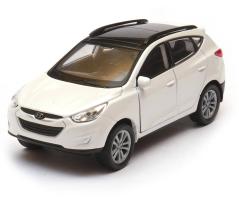 Hyundai Tucson IX35 Korean Car Model Toy Diecast White 1:34-1:39 Scale Welly