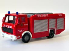 Lorry/Truck Fire Brigade Dept. 637 Model Toy Diecast Urban 4'5 Welly 1:43-1:60