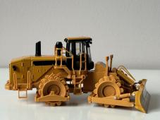 Soil Compactor Construction Vehicle Tractor Car Model Toy Diecast Amercom 1:64