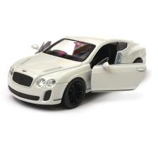 Bentley Continental Supersport Car Model Toy White Diecast 1:34-1:39 Scale Welly