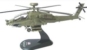 Boeing Apache Longbow USA Military Helicopter Model Diecast Amercom 1:72