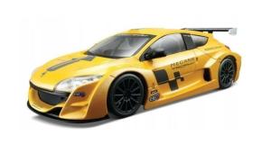 Renault Megane Trophy French Sports Car Model Yellow Diecast 1:24 Scale Bburago