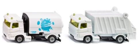 Lorry/Truck Garbage + Clean Model Toy Diecast Moving Parts 1:87 Scale Siku 1687