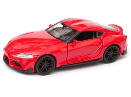 Toyota GR Supra Japanese Car Model Toy Red Diecast 1:34-1:39 Scale Welly