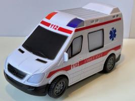 Electric Ambulance Car Model Function Try My Sounds Light Toy Moved Forward